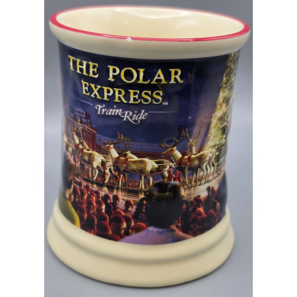 The Polar Express Train Ride Ceramic Mug Warner Bros Christmas Coffee Cup